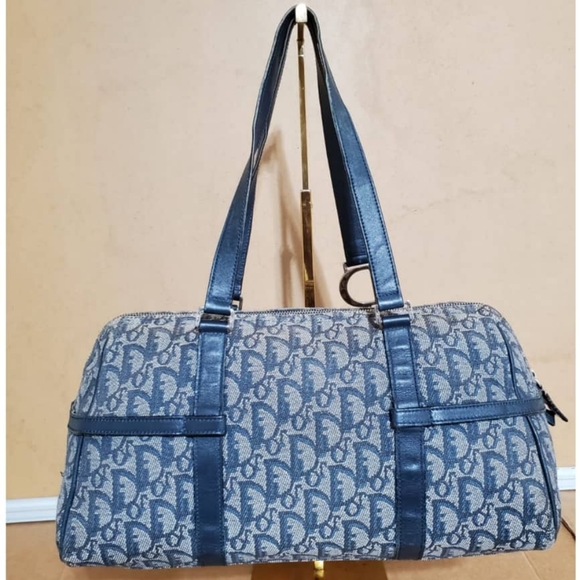 Authentic Christian Dior Trotter Shoulder Bag Diorissimo - Picture 10 of 10